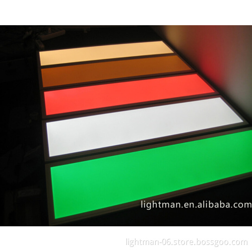 48W 12V DC input voltage RGB 120x30 cm led panel lighting with DMX signal connection